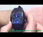 LED Speed Blue часовник