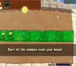 Plants vs Zombies level 1-1