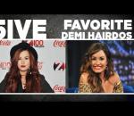 Demi Lovato is Red Hot: 5ive Favorite Demi Hairdos